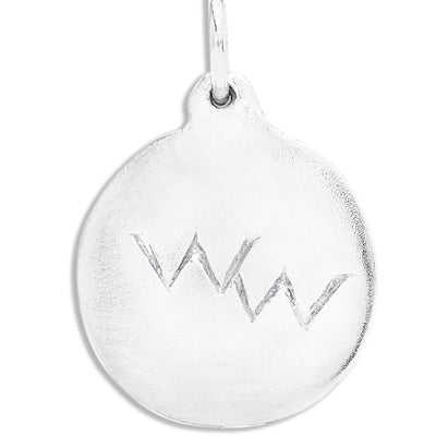 Wonderful Woman Disk Charm Jewelry Helen Ficalora Sterling Silver 