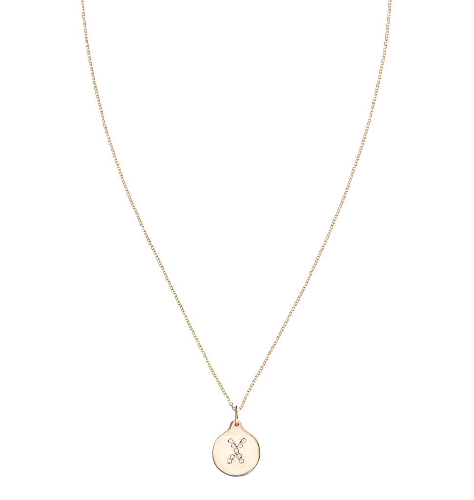 "X" Alphabet Charm Pave Diamonds -  - Jewelry - Helen Ficalora - 4