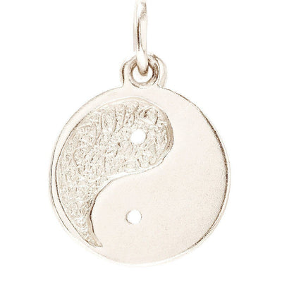 Yin Yang Mini Charm Jewelry Helen Ficalora 14k White Gold