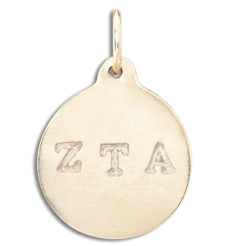 Helen Ficalora 14k Gold Zeta Tau Alpha Jewelry Charm