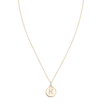"K" Alphabet Charm Pave Diamonds -  - Jewelry - Helen Ficalora - 4