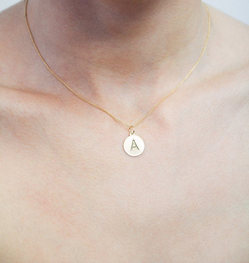 "L" Alphabet Charm Jewelry Helen Ficalora 