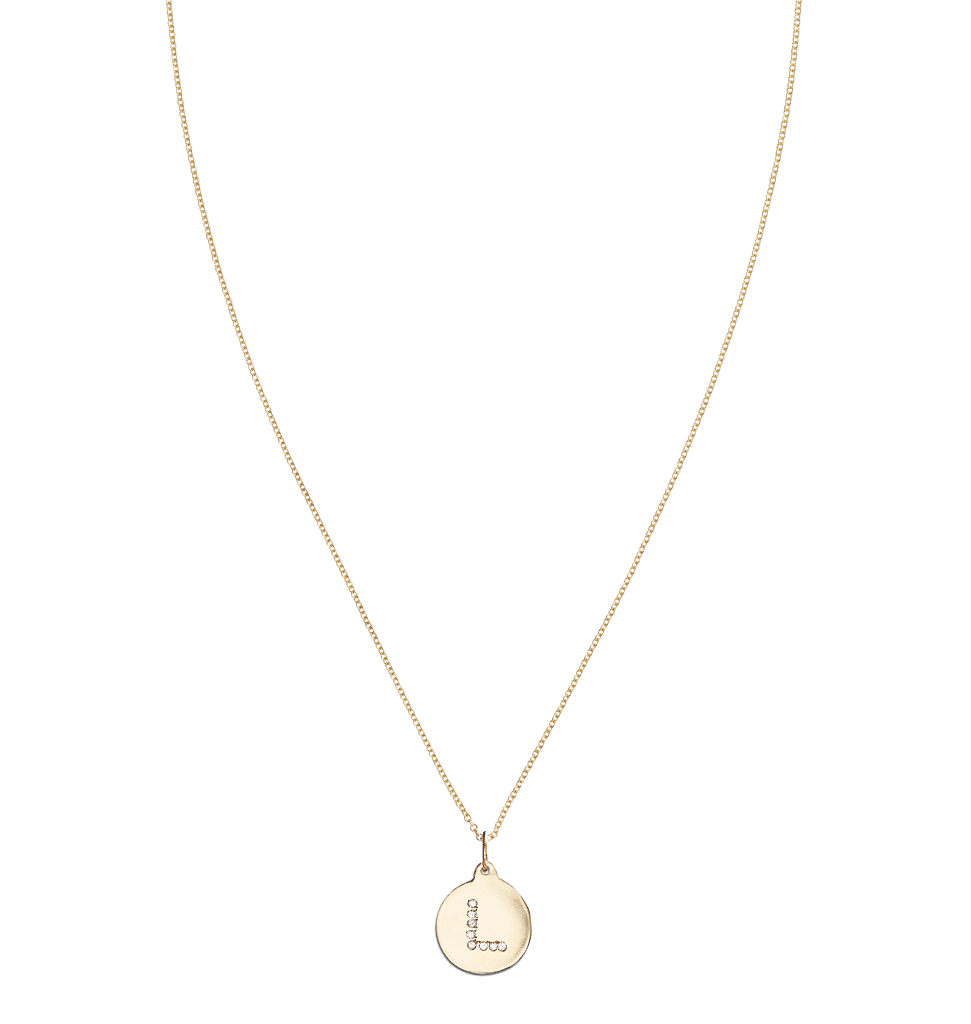 "L" Alphabet Charm Pave Diamonds -  - Jewelry - Helen Ficalora - 4