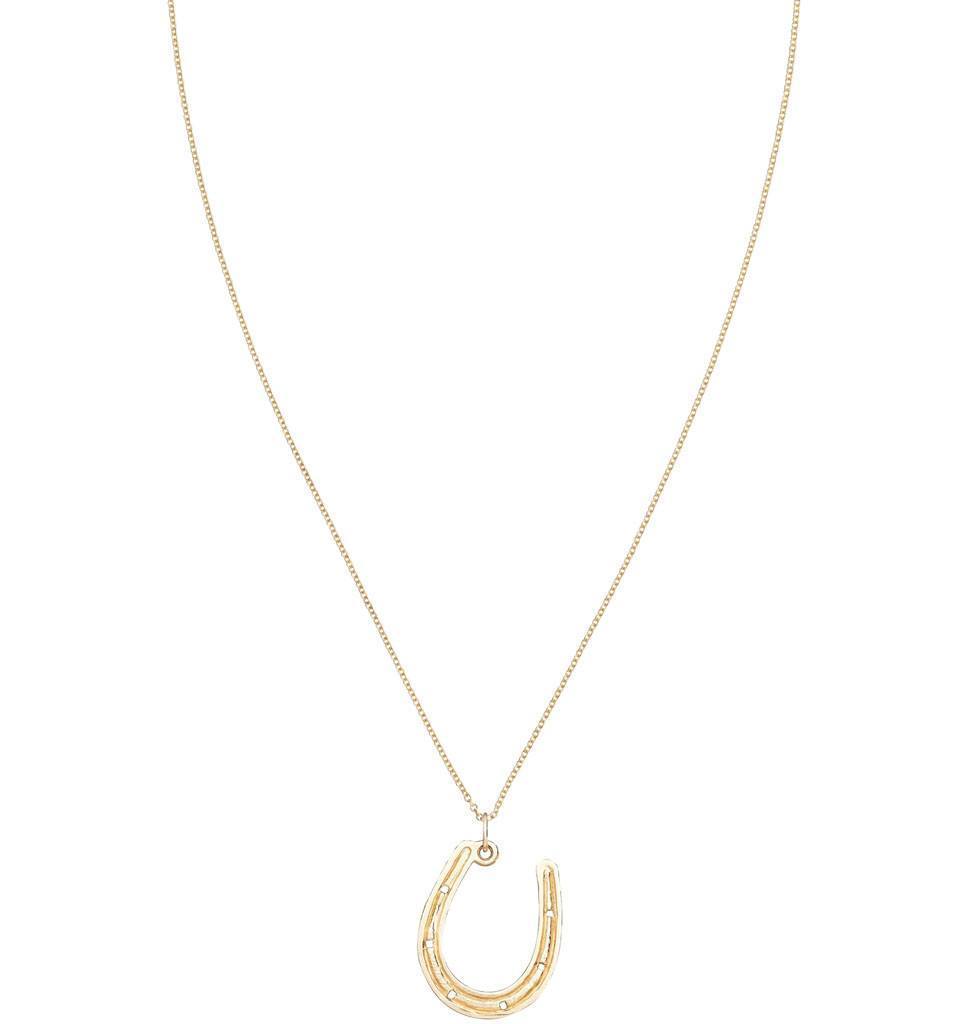 Large Horseshoe Replica Charm Jewelry Helen Ficalora