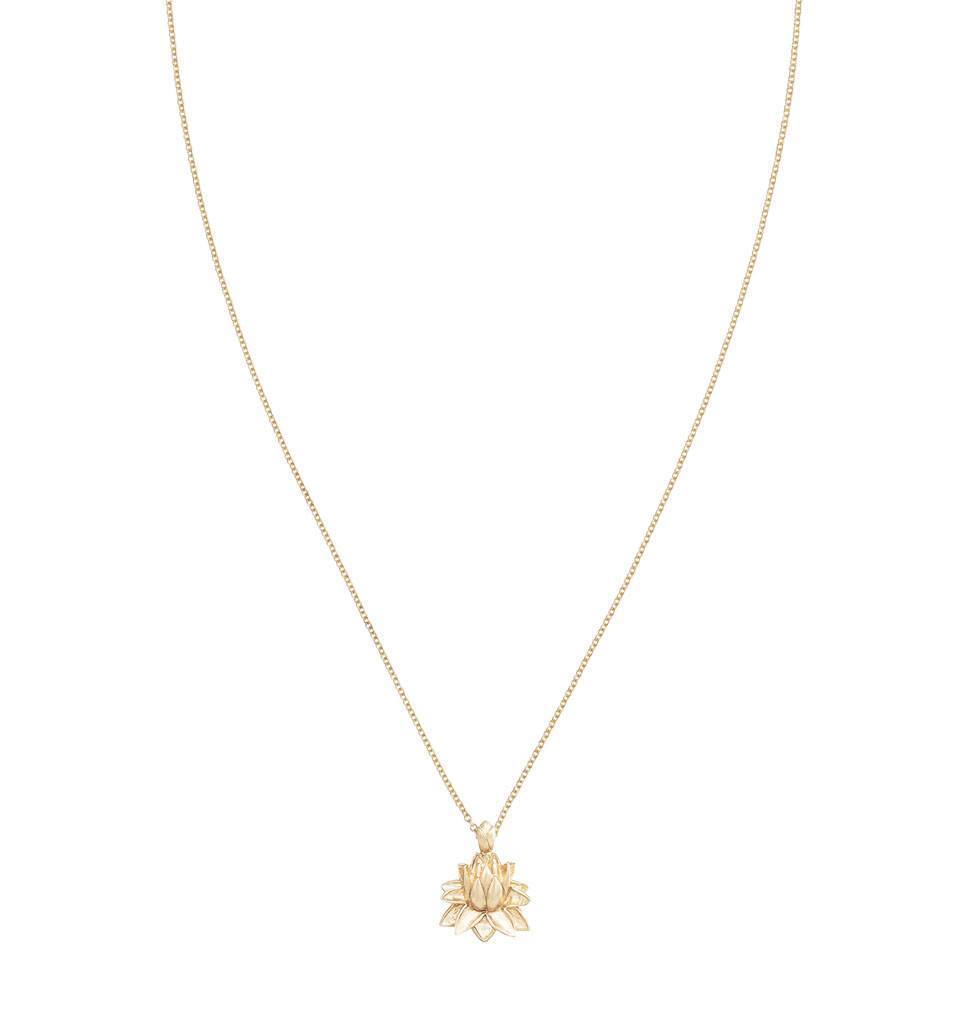 Large Lotus Flower Charm Jewelry Helen Ficalora