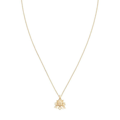 Large Lotus Flower Charm Jewelry Helen Ficalora 