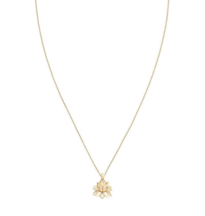 Large Lotus Flower Charm Jewelry Helen Ficalora 