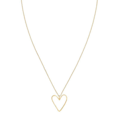 Large Wire Heart Charm Jewelry Helen Ficalora 