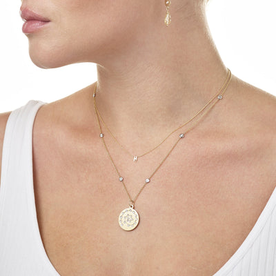 14K Gold Name Chain Necklace - Helen Ficalora