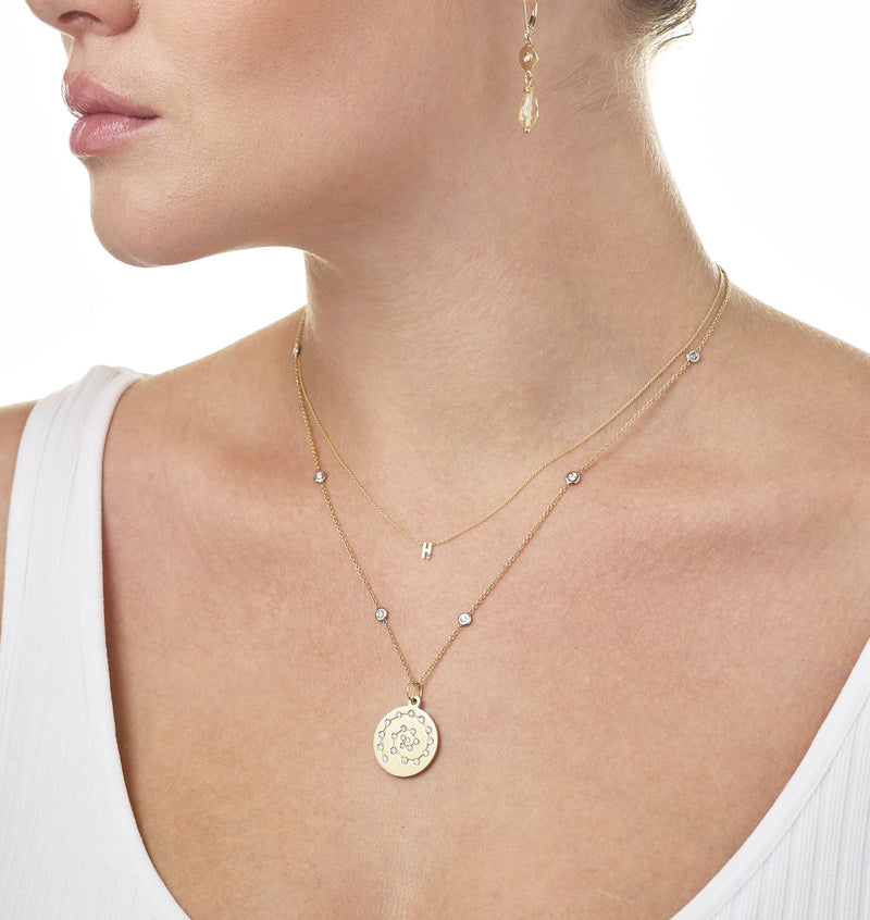 14K Gold Name Chain Necklace - Helen Ficalora