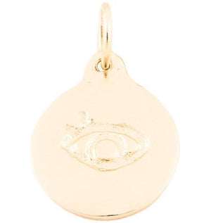 LilySarahGrace Eye Charm Jewelry Helen Ficalora 14k Yellow Gold