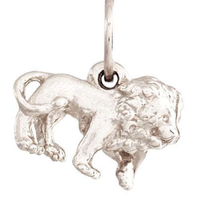 Lion Mini Charm Jewelry Helen Ficalora 14k White Gold