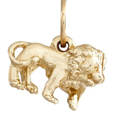 Lion Mini Charm Jewelry Helen Ficalora 14k Yellow Gold