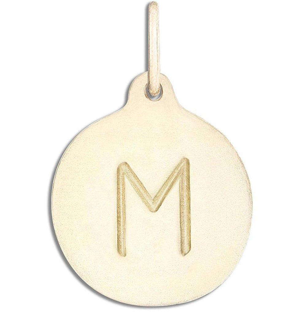 Floral Pink Gold Letter M Print First Initial Monogram 