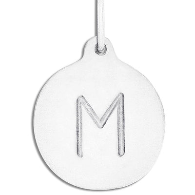 "M" Alphabet Charm Jewelry Helen Ficalora Sterling Silver For Necklaces And Bracelets