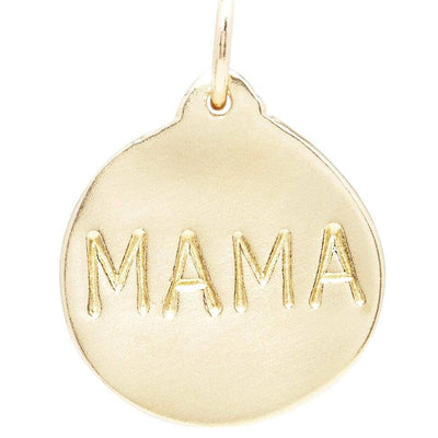 "Mama" Disk Charm Jewelry Helen Ficalora For Necklaces And Bracelets