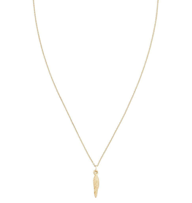 Medium Feather Mini Charm Jewelry Helen Ficalora