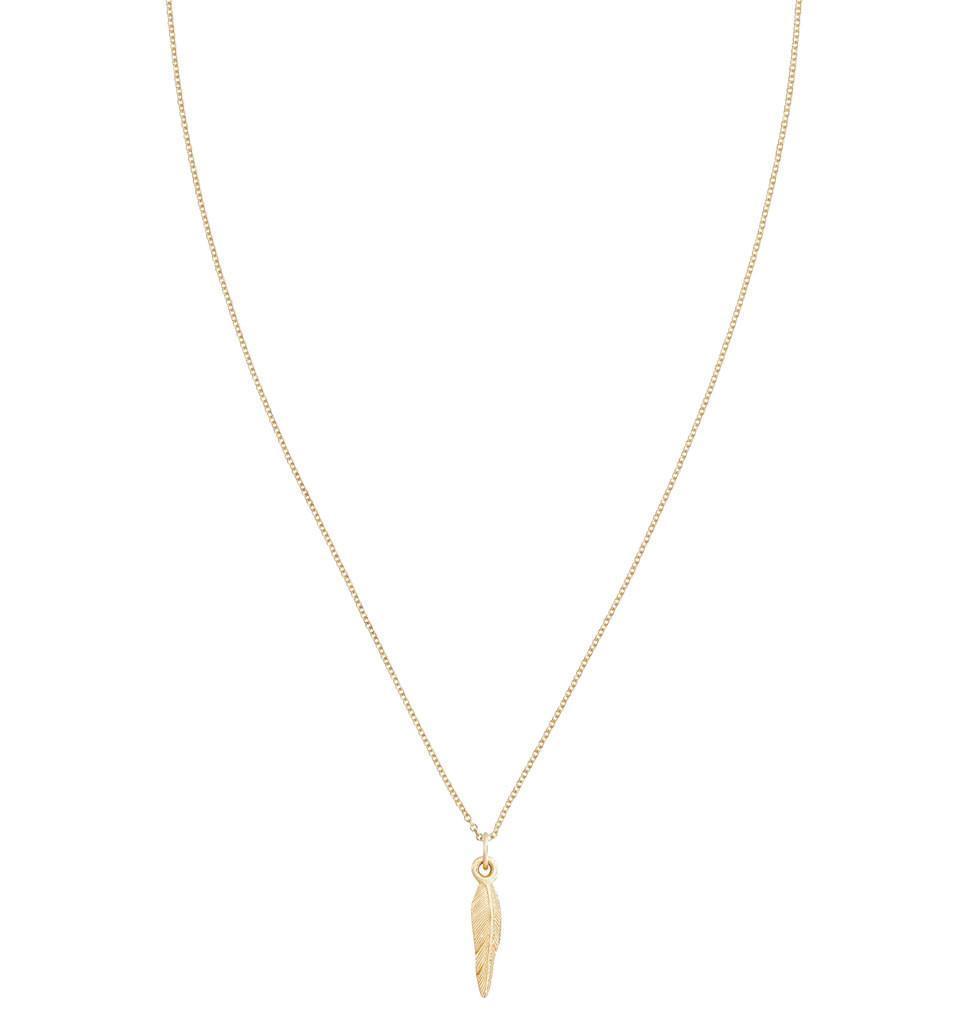 Medium Feather Mini Charm Jewelry Helen Ficalora
