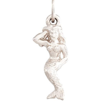 Mermaid Mini Charm Jewelry Helen Ficalora 14k White Gold
