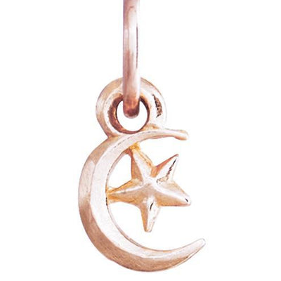 Moon And Star Mini Charm Jewelry Helen Ficalora 14k Pink Gold