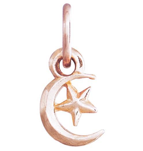 Moon And Star Mini Charm Jewelry Helen Ficalora 14k Pink Gold