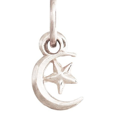 Moon And Star Mini Charm Jewelry Helen Ficalora 14k White Gold