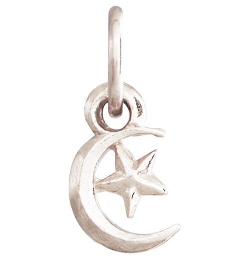 Moon And Star Mini Charm Jewelry Helen Ficalora 14k White Gold