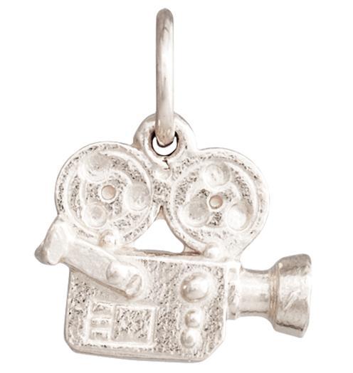 Movie Camera Mini Charm Jewelry Helen Ficalora 14k White Gold For Necklaces And Bracelets