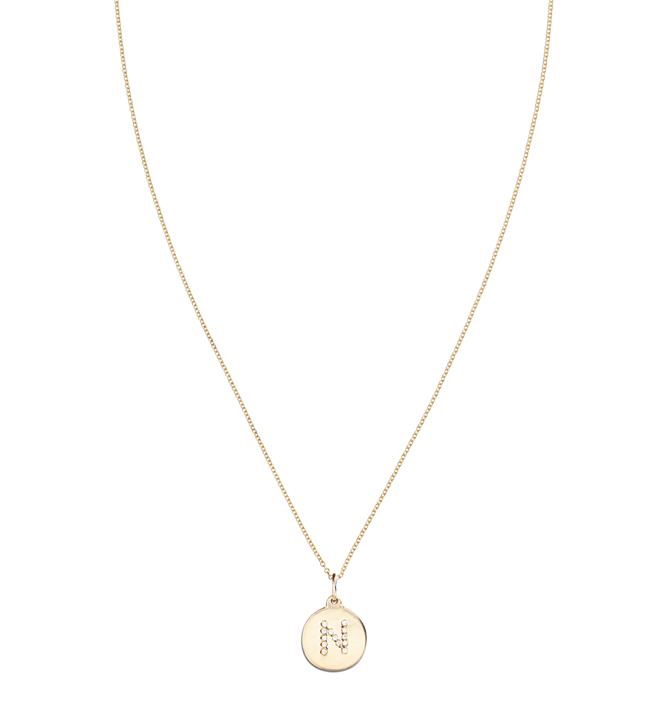 "N" Alphabet Charm Pave Diamonds -  - Jewelry - Helen Ficalora - 4