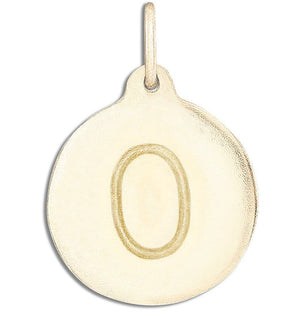 "O" Alphabet Charm Jewelry Helen Ficalora 14k Yellow Gold For Necklaces And Bracelets
