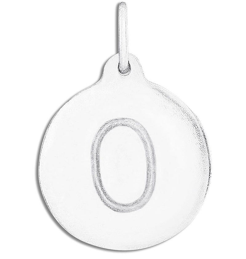 "O" Alphabet Charm Jewelry Helen Ficalora Sterling Silver For Necklaces And Bracelets