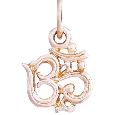 Om Mini Charm Jewelry Helen Ficalora 14k Pink Gold