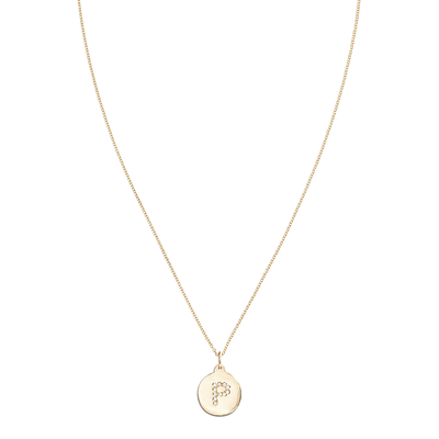 "P" Alphabet Charm Pave Diamonds -  - Jewelry - Helen Ficalora - 4