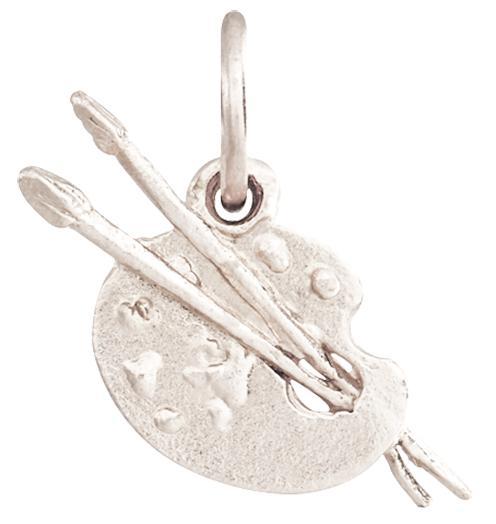 Paint Palette Mini Charm Jewelry Helen Ficalora 14k White Gold For Necklaces And Bracelets
