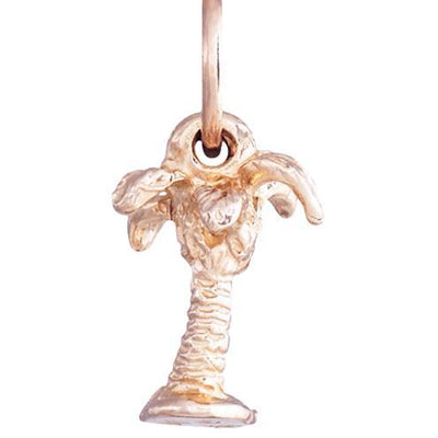 Palm Tree Mini Charm Jewelry Helen Ficalora 14k Pink Gold