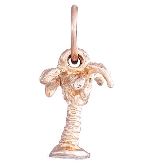 Palm Tree Mini Charm Jewelry Helen Ficalora 14k Pink Gold