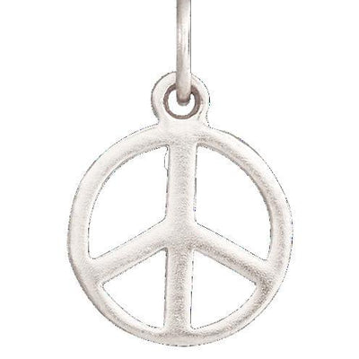 Peace Sign Mini Charm Jewelry Helen Ficalora Sterling Silver 