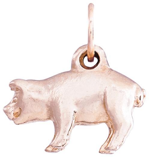 Pig Mini Charm Jewelry Helen Ficalora 14k Pink Gold