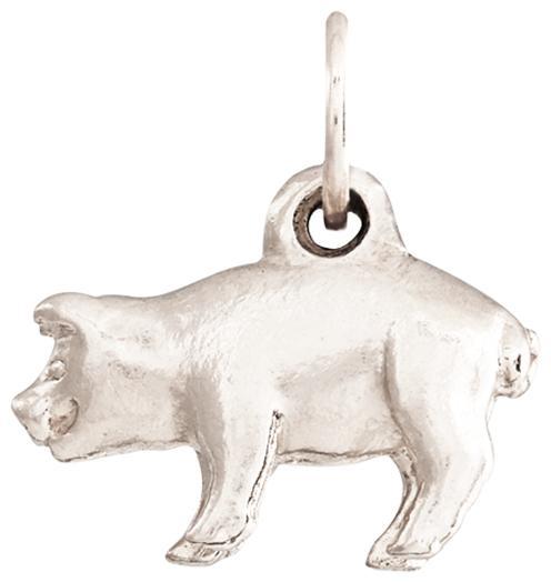 Pig Mini Charm Jewelry Helen Ficalora 14k White Gold