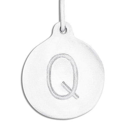 "Q" Alphabet Charm Jewelry Helen Ficalora Sterling Silver For Necklaces And Bracelets