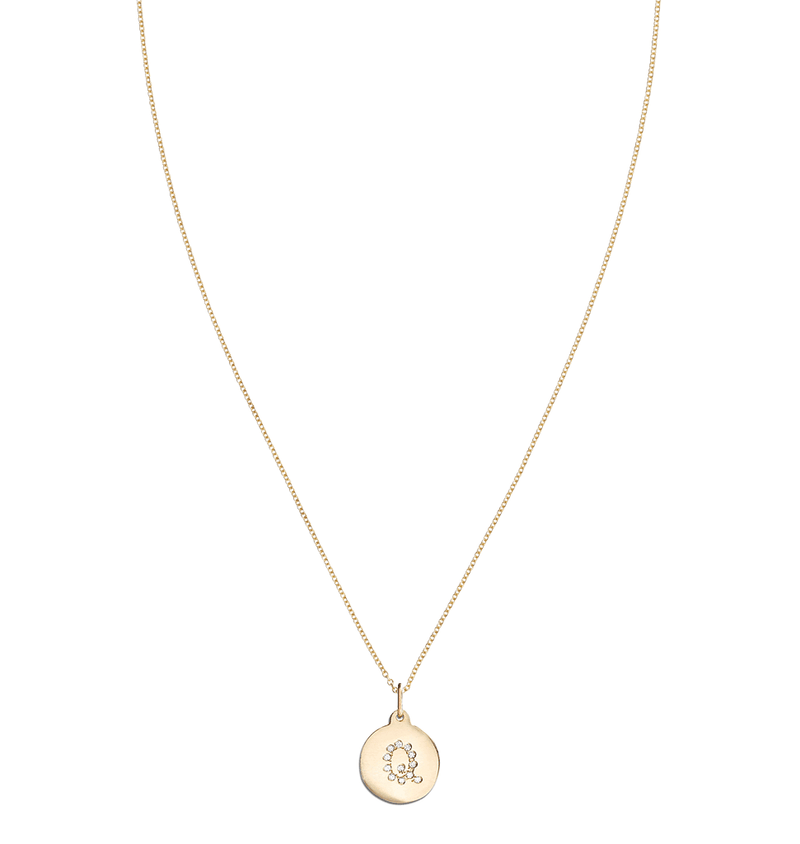 "Q" Alphabet Charm Pave Diamonds -  - Jewelry - Helen Ficalora - 4