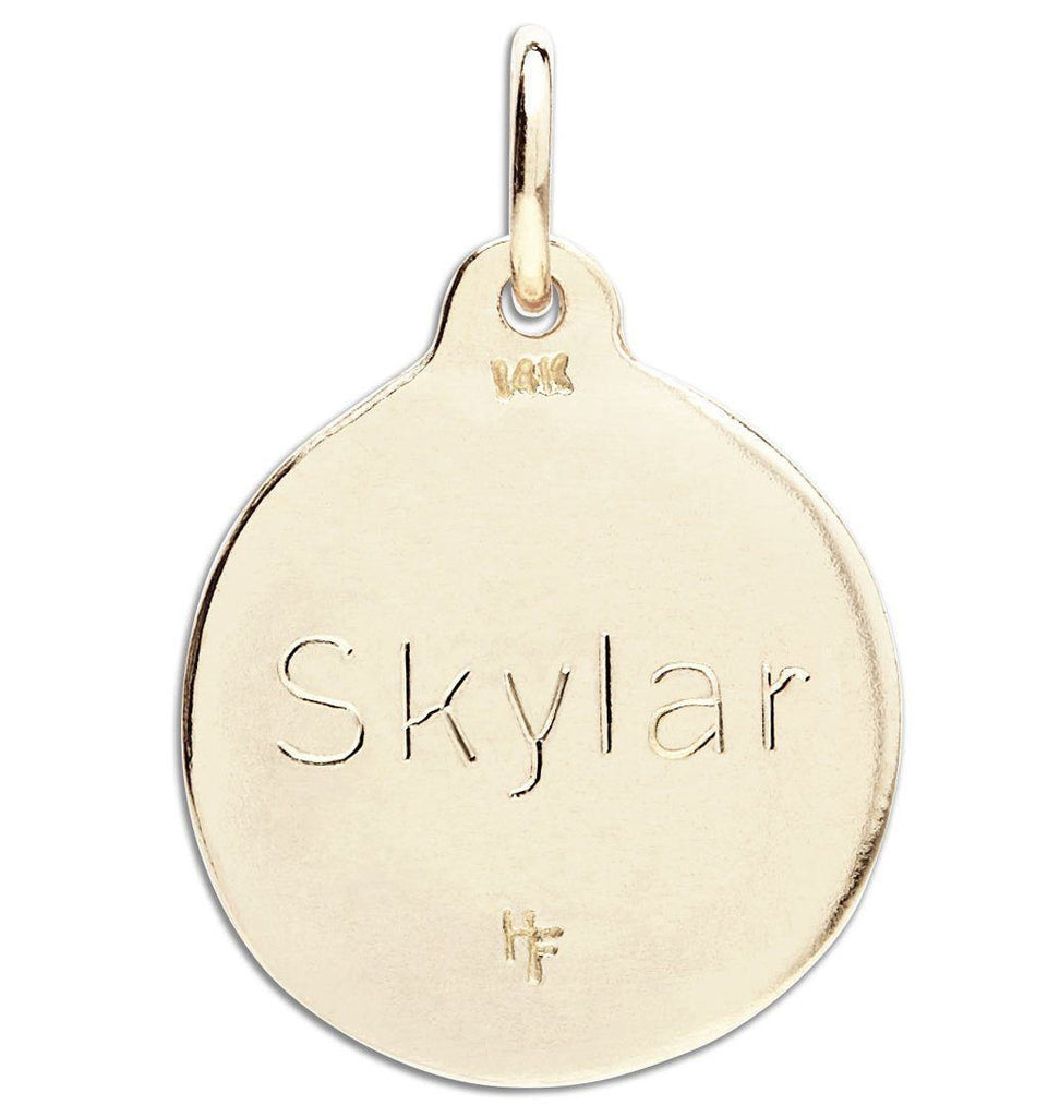 "R" Alphabet Charm Jewelry Helen Ficalora 