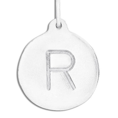 "R" Alphabet Charm Jewelry Helen Ficalora Sterling Silver For Necklaces And Bracelets