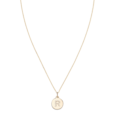 "R" Alphabet Charm Pave Diamonds -  - Jewelry - Helen Ficalora - 4