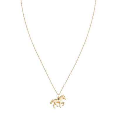 Helen Ficalora 14k Gold Running Horse Charm for Bracelets & Necklaces