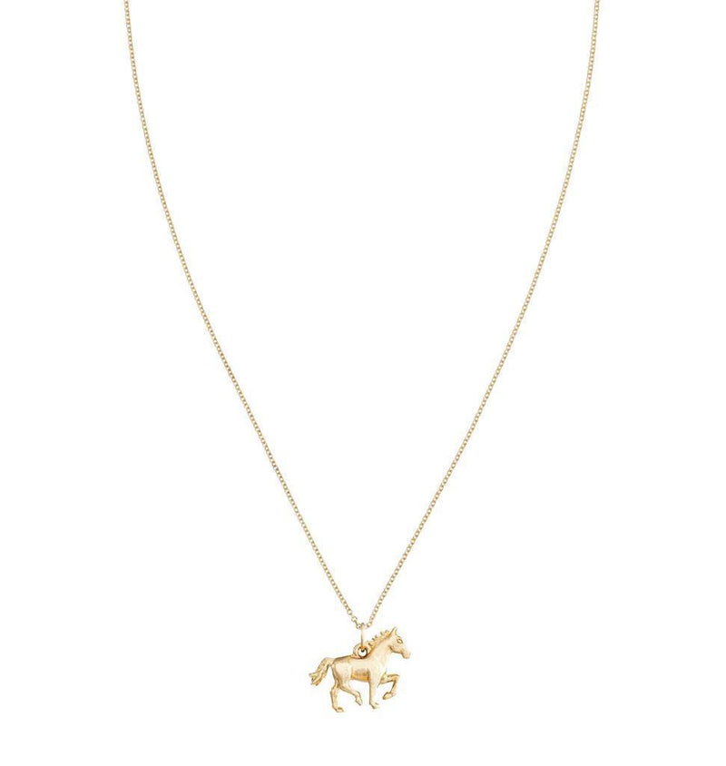 Helen Ficalora 14k Gold Running Horse Charm for Bracelets & Necklaces
