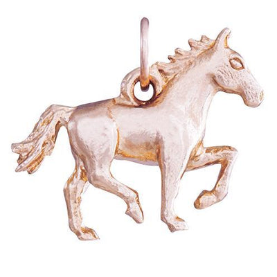 Helen Ficalora 14k Gold Running Horse Charm for Bracelets & Necklaces