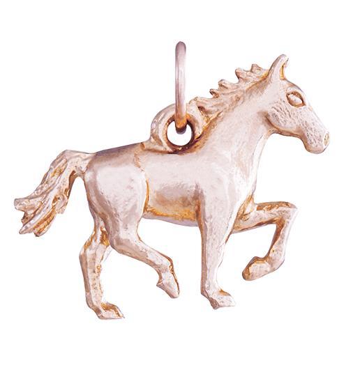 Helen Ficalora 14k Gold Running Horse Charm for Bracelets & Necklaces