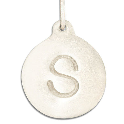 "S" Alphabet Charm Jewelry Helen Ficalora 14k White Gold For Necklaces And Bracelets