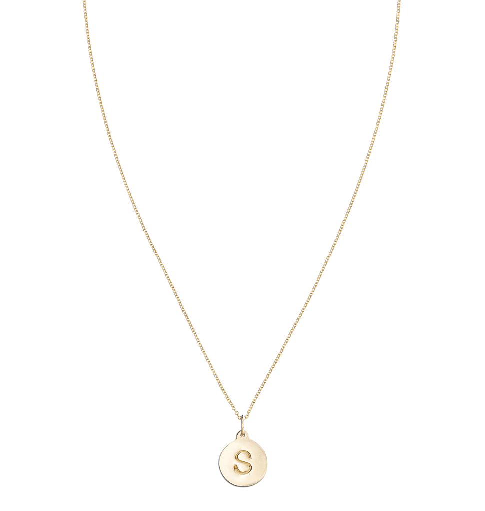 Letter Charm Initial Necklace Pendant Monogram Gold Charm Bracelet Helen Ficalora